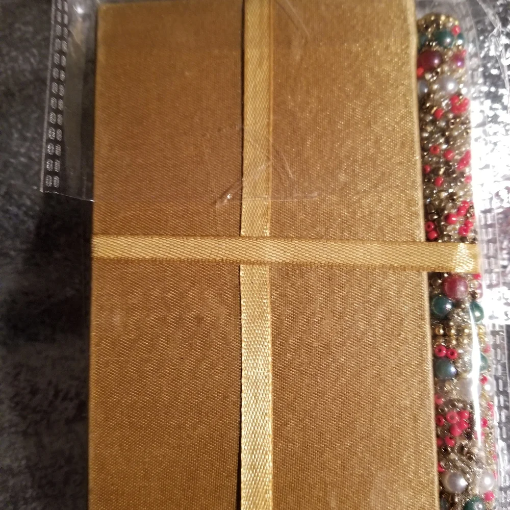Beaded journal with pen set, Christmas add…add…